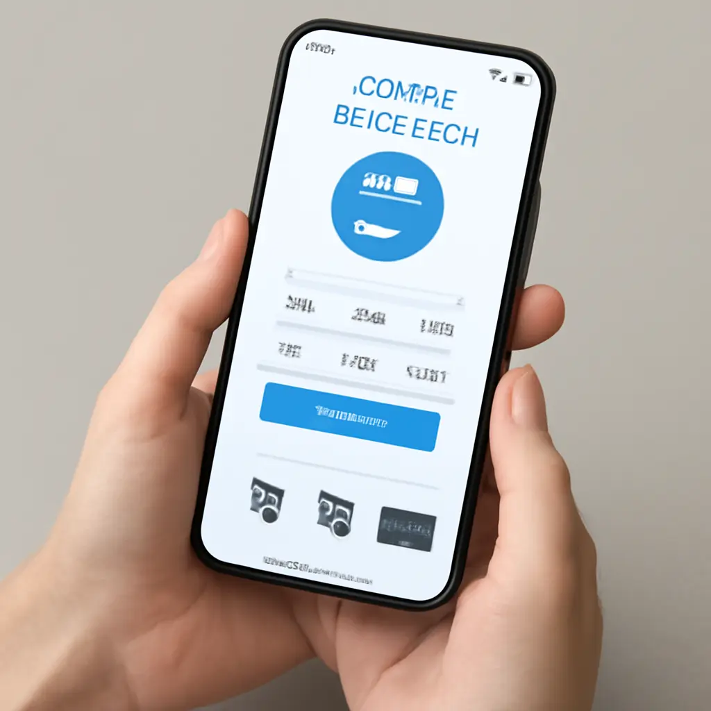 Человек платит за материалы через криптообменник на смартфоне