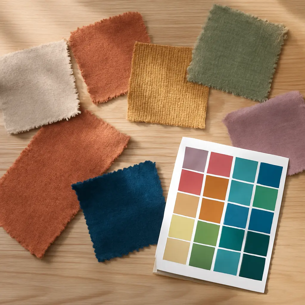 Выбор материалов и палитры для интерьера