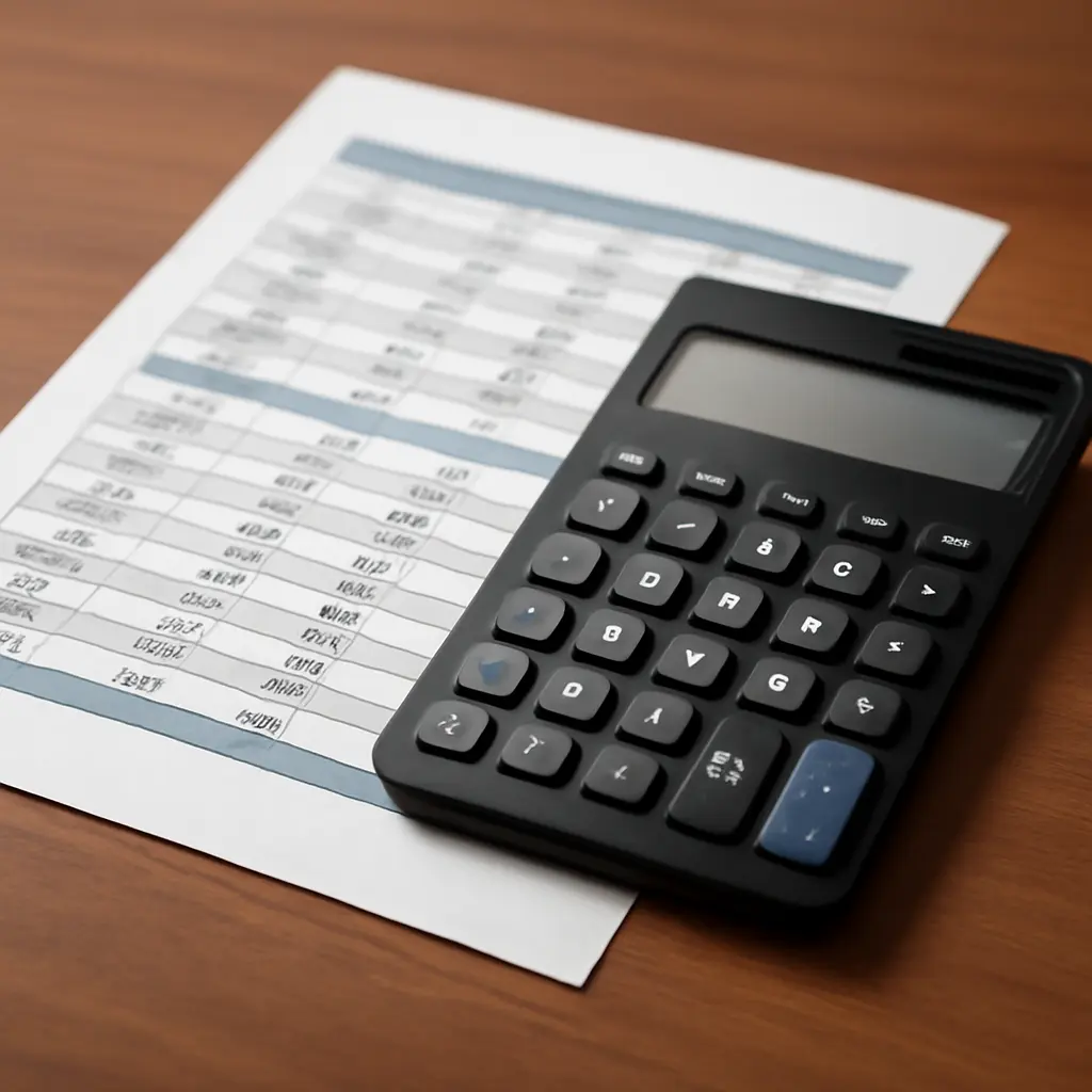 Таблица и калькулятор — сравнение смет дизайна и реальных расходов